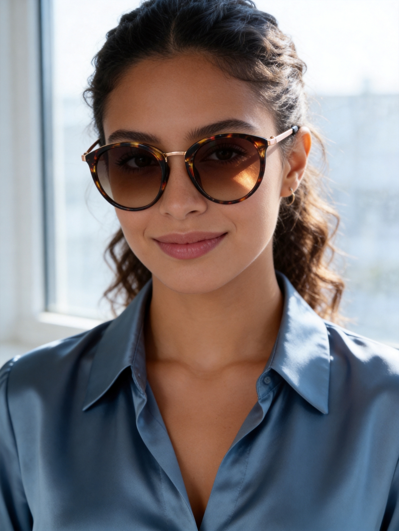 Óculos redondos retrô feminino - Sunglasses Cat Eye avaliação e preço