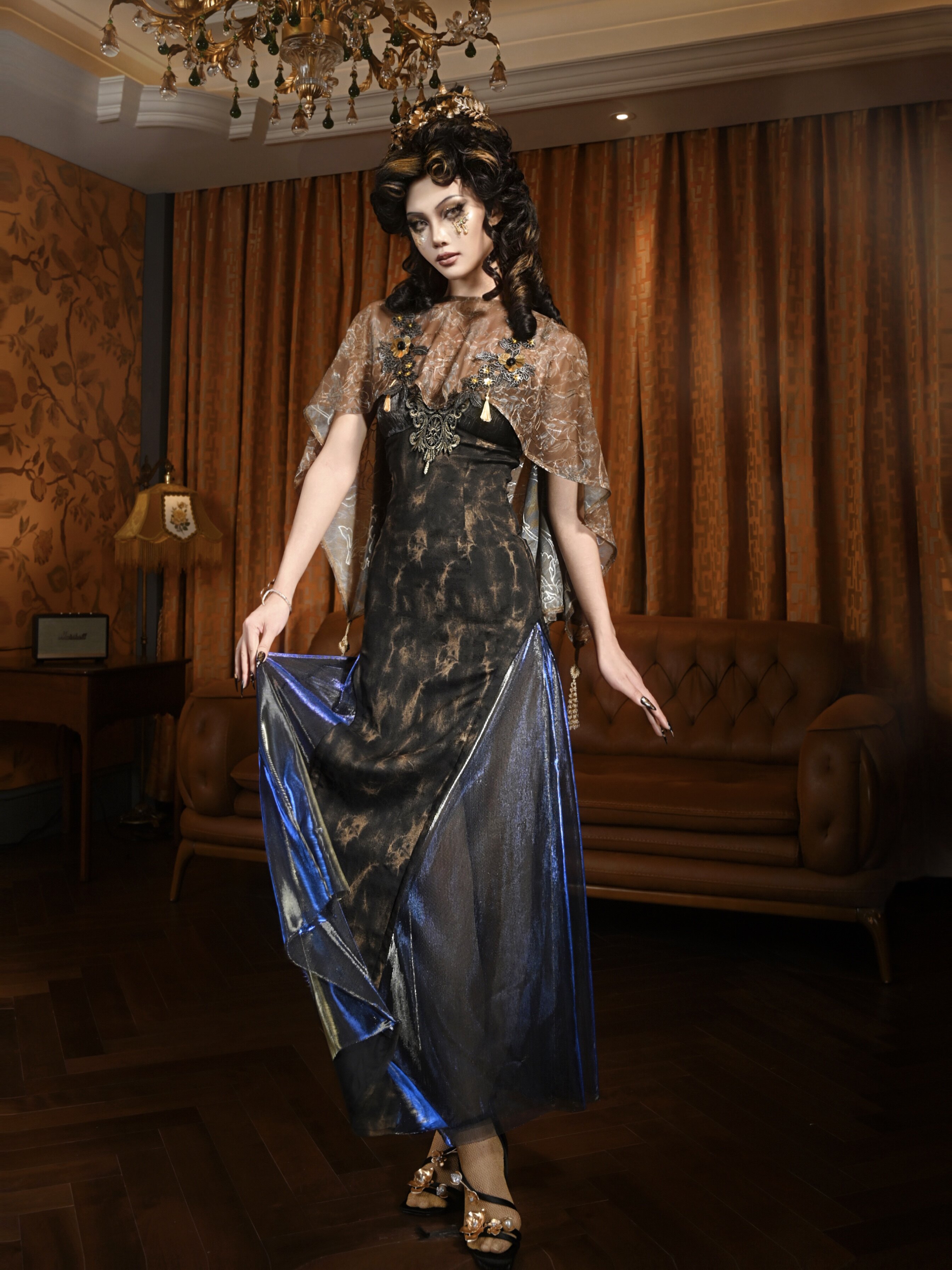 Kimono Transparente Floral Mar - Kimono Sheer Floral avaliação e preço
