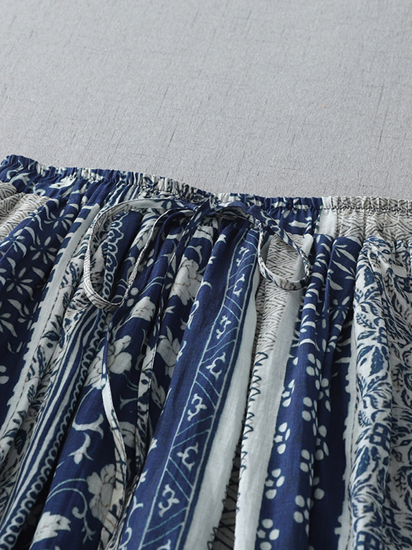 Saia Midi Feminina Estilo Retr - Midi Skirt Floral avaliação e preço